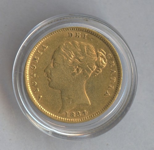 1884 queen victoria gold - 1884,