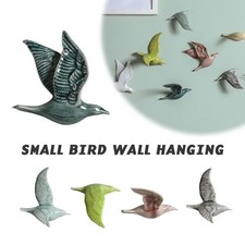 3D Ceramic Wall Mounted Swallows Nordic Flying Bird Ornament Wall Art Decor