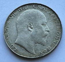 1909 Edward VII Silver Half