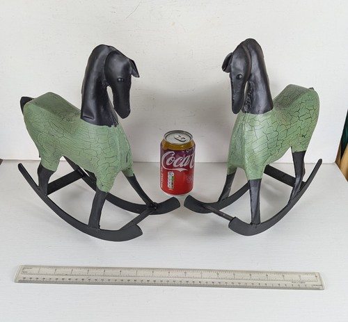 Vintage pair decorative tin - pair, of