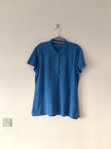 Ladies blue polo - ladies, tommy