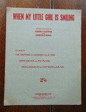 When My Little Girl Is Smiling The Drifters Goffin King Vintage Sheet Music