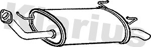 Klarius box with tail pipe
