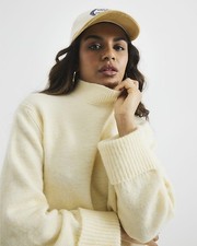 River Island Womens Yellow Turtle neck Long sleeved Jumper Size S