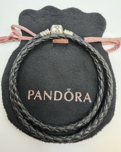Genuine pandora black leather - black,