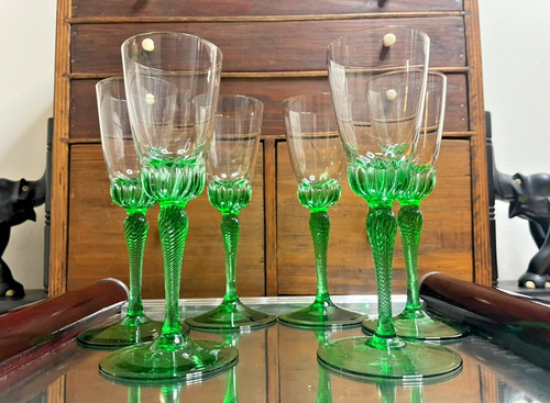 Vintage set emerald green - vintage, of