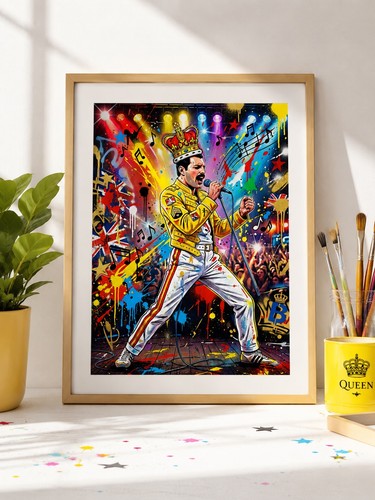Freddie mercury graffiti - freddie,