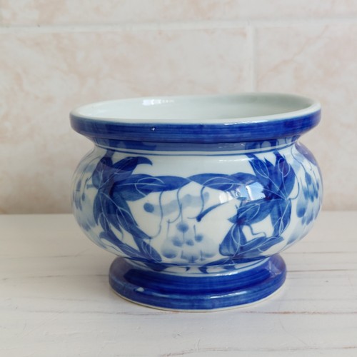 Vintage chinoiserie planter - vintage,