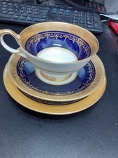 aynsley georgian cobalt trio [wg]