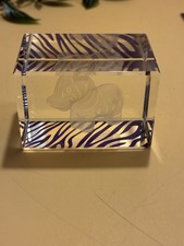 3D Laser Etched Crystal Glass