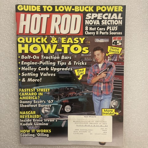 March 1993 hot rod magazine - march,