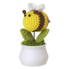 Crochet Bumblebee in Pot