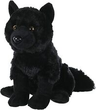 NEW WILD REPUBLIC CUDDLEKINS 12" BLACK WOLF PLUSH CUDDLY SOFT TOY TEDDY