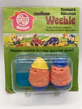 Weebles Fireman + Policeman