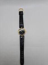 Montine Ladies Watch Black Croc Leather