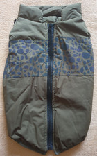 MY PETS ZIP UP GREEN PADDED DOG COAT / JACKET SIZE M