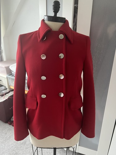 Zara red military style - , jacket