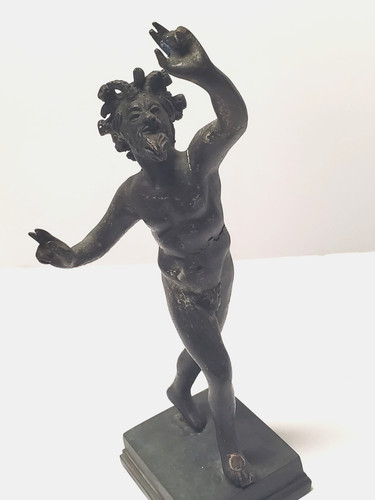 Dancing faun statue pompeii - dancing,