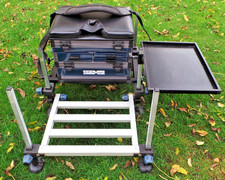 theseus match 4 draw seatbox with footplate & side tray V.G.C.