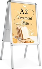 A2 Display Board Stand Pavement Sign for Posters A2 Waterproof Board Stand