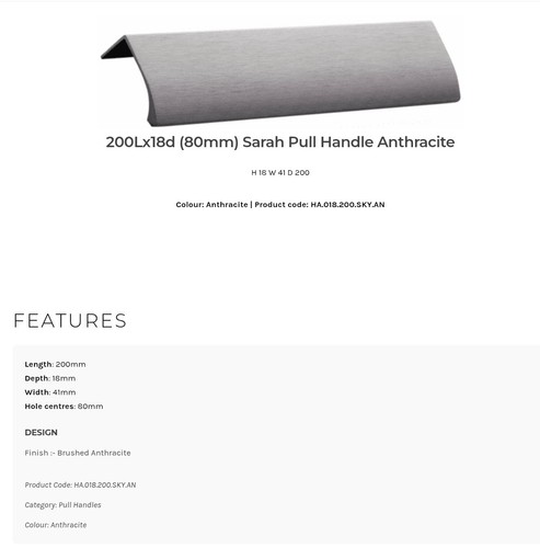 Wren 200mm sarah brushed - 17,