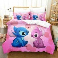 Home Bedding Set 3D Stitch/Unicorn Duvet Cover Pillowcase Holiday Gifts H1