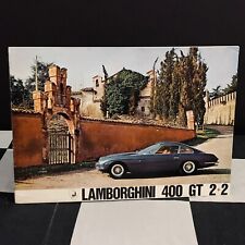1966 LAMBORGHINI 400 GT 2+2 ORIGINAL SALES BROCHURE MULTI-LANGUAGE EU