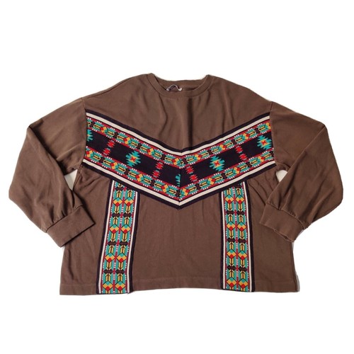 Zara brown embroidery - zara,