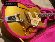 ♚SUBLIME♚Vintage 1991 GIBSON ES-295 Hollowbody♚ALL GOLD !♚P90's !♚BIGSBY♚175*335