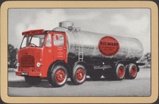Playing Cards Single Card Old Vintage LEYLAND Petrol Fuel Gas TANKER Advertising