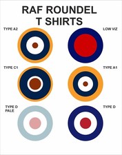 RAF ROUNDEL TSHIRT MOD ROCK
