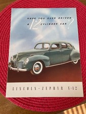 1938 LINCOLN ZEPHYR V-12