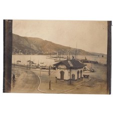 Harbour Scene Octroi Toll - Antique Photo c1900 by WH Knowles of Great Harwood