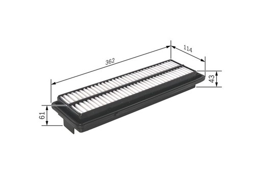 Bosch f026400232 air filter - f026400232,