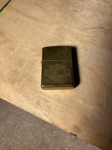 Harley davidson brass zippo - davidson,