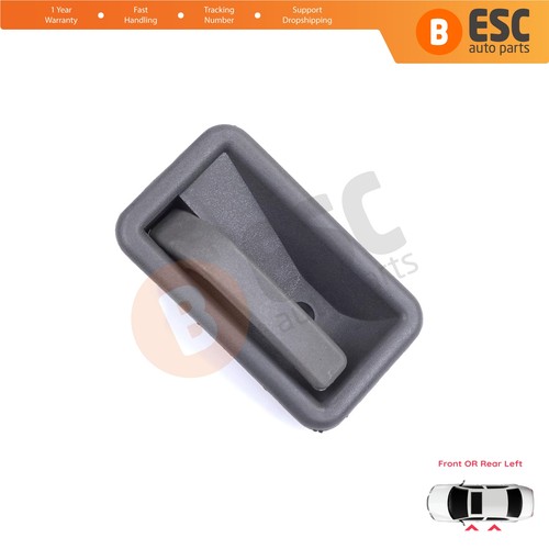 Left interior door handle gray - door,