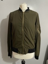 ZARA Khaki Olive Bomber Jacket