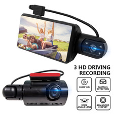 4K Dash Cam Front Rear Inside Camera Dashcam Car Camera Night Vision G-Sensor