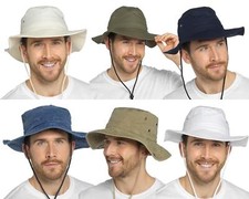 Mens Safari Hat Adults Cotton