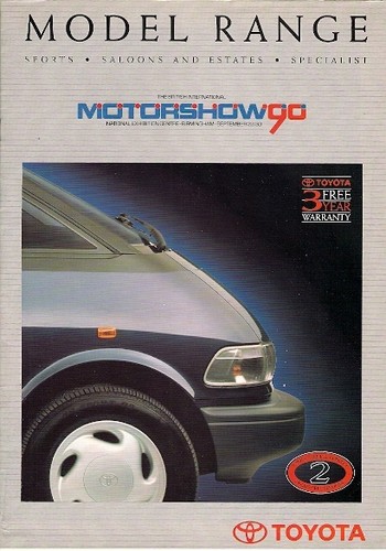 Toyota range motorshow 1990 - motorshow,