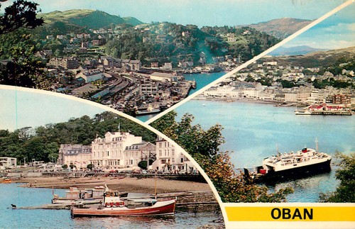 Oban postcard - -,