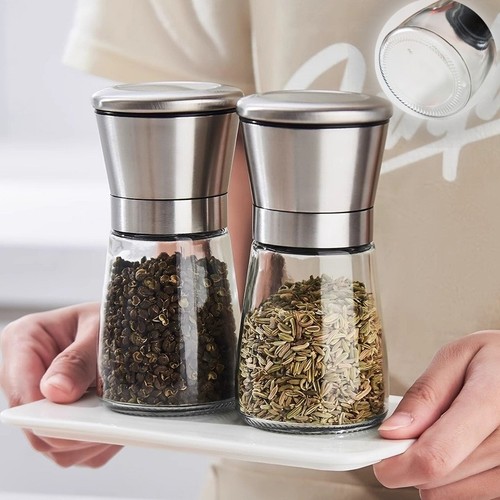 Salt pepper grinder set - pepper,