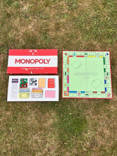 Monopoly board game vintage - game,