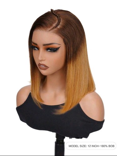 Ombre braided frontal closure - ombre,