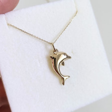 9ct Gold Dolphin Pendant