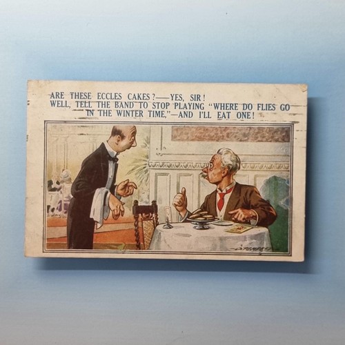 Comic postcard 1920 eccles - comic,