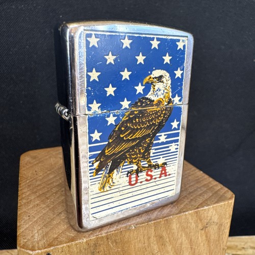 1989 zippo lighter usa eagle - zippo, "usa
