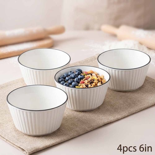 4pcs 6in ceramic - 4pcs, classic