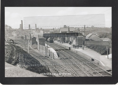 Cockfield railway station - railway,