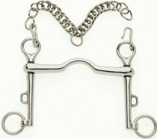 Lorina Sliding Cheek Dressage Weymouth Bit For Use With Double Bridle 4.5"-6"